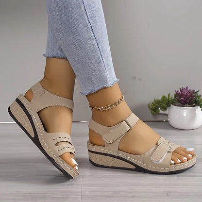 Metal Accents Casual Sandals